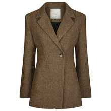 Indlæs billede til gallerivisning NEO NOIR Bowie Herringbone Blazer Brown
