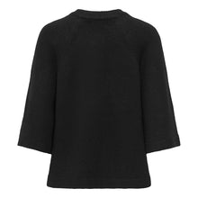 Indlæs billede til gallerivisning JDY Cady 3/4 O-Neck Cape Cardigan Knit Sort
