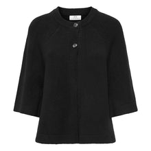 Indlæs billede til gallerivisning JDY Cady 3/4 O-Neck Cape Cardigan Knit Sort
