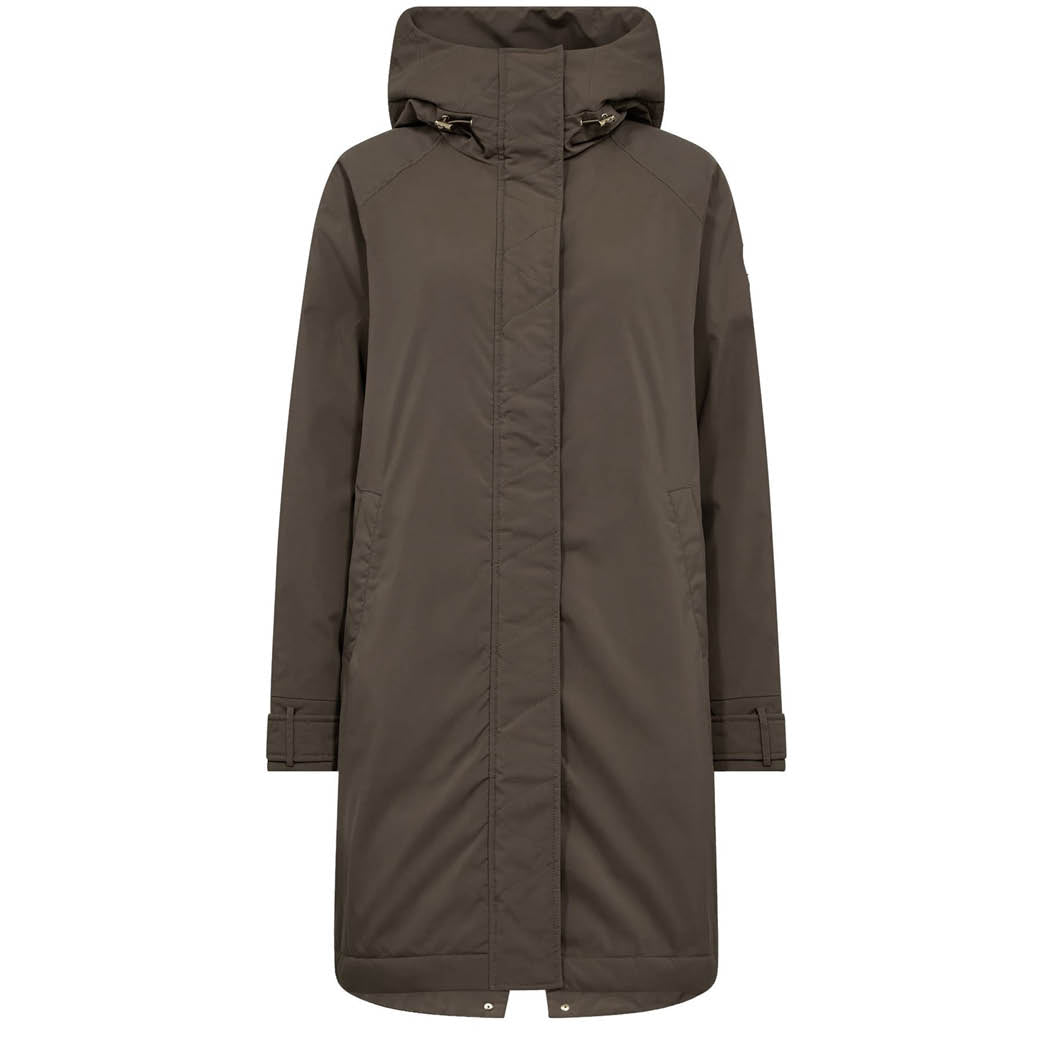 MOS MOSH Cali Parka Coat Chocolate Chip
