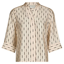 Indlæs billede til gallerivisning NEO NOIR Camile Print Blouse Creme
