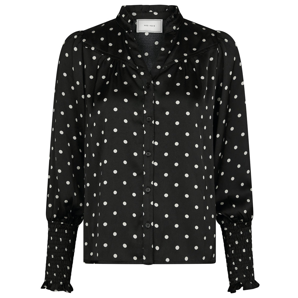 NEO NOIR Camisa Print Blouse Black