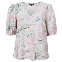 Indlæs billede til gallerivisning BLACK COLOUR Bccassandra SS Blouse Off White Rose
