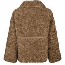 Indlæs billede til gallerivisning NEO NOIR Castor Faux Fur Jacket Taupe
