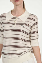 Indlæs billede til gallerivisning O'TAY Malli Polo T-Shirt Creme
