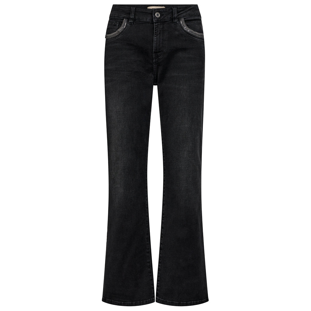 MOS MOSH Cecilia Perla Jeans Dark Grey Ankle