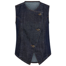 Indlæs billede til gallerivisning MOS MOSH Ceden Nippon Vest Dark Blue
