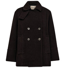 Indlæs billede til gallerivisning MOS MOSH Charly Wool Jacket Chokolate Torte

