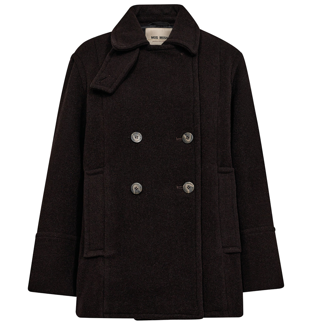 MOS MOSH Charly Wool Jacket Chokolate Torte