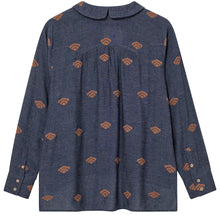 Indlæs billede til gallerivisning HEYANNO Clear Indigo Blouse Blueberry
