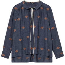 Indlæs billede til gallerivisning HEYANNO Clear Indigo Blouse Blueberry
