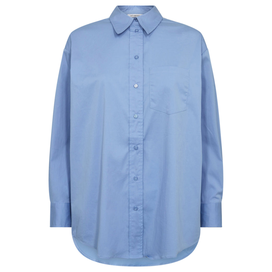 CO' COUTURE Crisp Oversize Shirt Blue