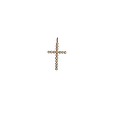 Indlæs billede til gallerivisning PICO COPENHAGEN Cross Small Crystal Pendant (guld/sølv)
