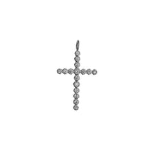 Indlæs billede til gallerivisning PICO COPENHAGEN Cross Crystal Pendant (guld/sølv)
