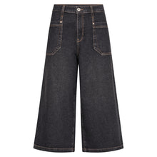 Indlæs billede til gallerivisning MOS MOSH Culotte Juventus Jeans Black
