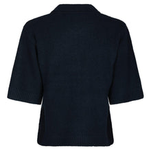 Indlæs billede til gallerivisning NEO NOIR Cunna Knit Blouse Navy
