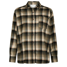 Indlæs billede til gallerivisning NEO NOIR Dalma Flannel Check Shirt Army
