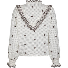 Indlæs billede til gallerivisning NEO NOIR Degas Dot Blouse Off White
