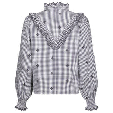 Indlæs billede til gallerivisning NEO NOIR Degas Check Blouse Grey
