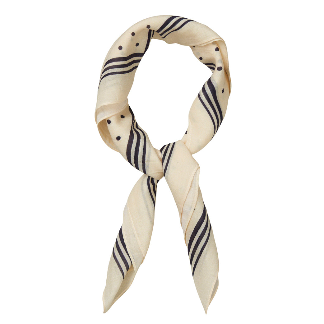 BECK SÖNDERGAARD Devi Cotta Scarf Birch White