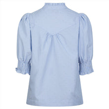 Indlæs billede til gallerivisning NEO NOIR Diana B Stripe Stone Blouse Light Blue
