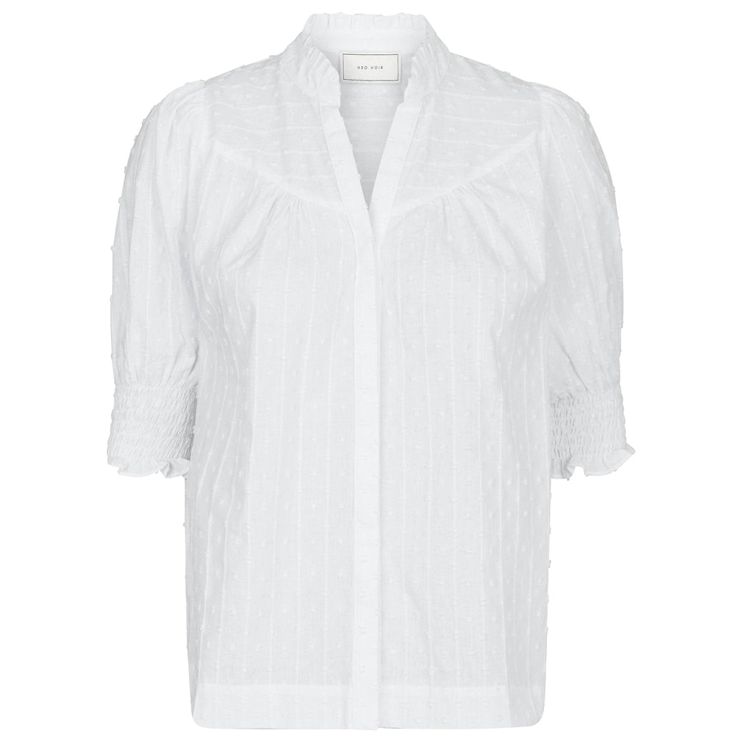NEO NOIR Diana B Dobby Blouse White
