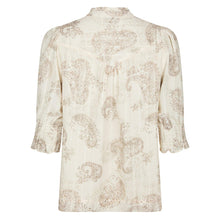 Indlæs billede til gallerivisning NEO NOIR Diana Faded Paisley Blouse Sand
