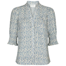Indlæs billede til gallerivisning NEO NOIR Diana Misty Floral Blouse Blue

