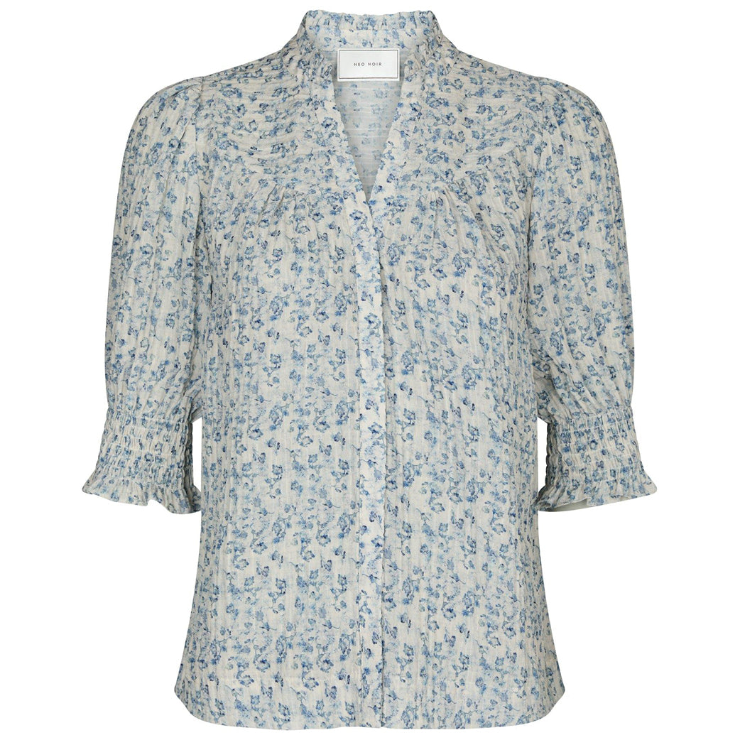 NEO NOIR Diana Misty Floral Blouse Blue