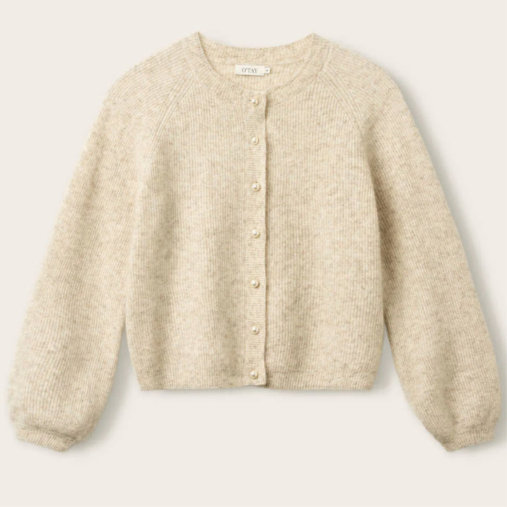 O'TAY Diane Cardigan Beige Melange