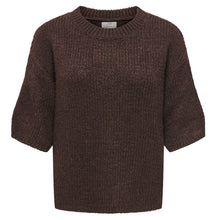 Indlæs billede til gallerivisning JDY Dicte SS Pull Knit Chocolate Torte
