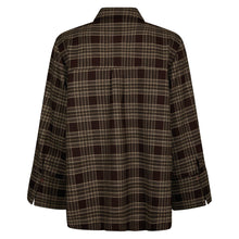 Indlæs billede til gallerivisning NEO NOIR Dita Flannel Check Shirt Brown
