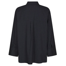 Indlæs billede til gallerivisning NEO NOIR Dita Check Shirt Dark Blue
