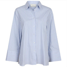 Indlæs billede til gallerivisning NEO NOIR Dita Mini Stripe Shirt Light Blue
