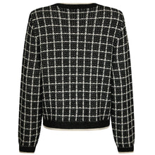 Indlæs billede til gallerivisning NEO NOIR Doro Stitch Knit Cardigan Black
