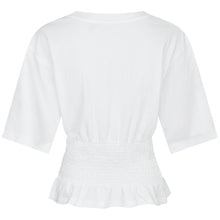 Indlæs billede til gallerivisning NEO NOIR Dray Boxy Smock Tee White
