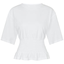 Indlæs billede til gallerivisning NEO NOIR Dray Boxy Smock Tee White

