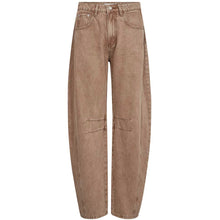 Indlæs billede til gallerivisning HAUTE L'AMITIE Drew Barrel Panel Jeans Camel
