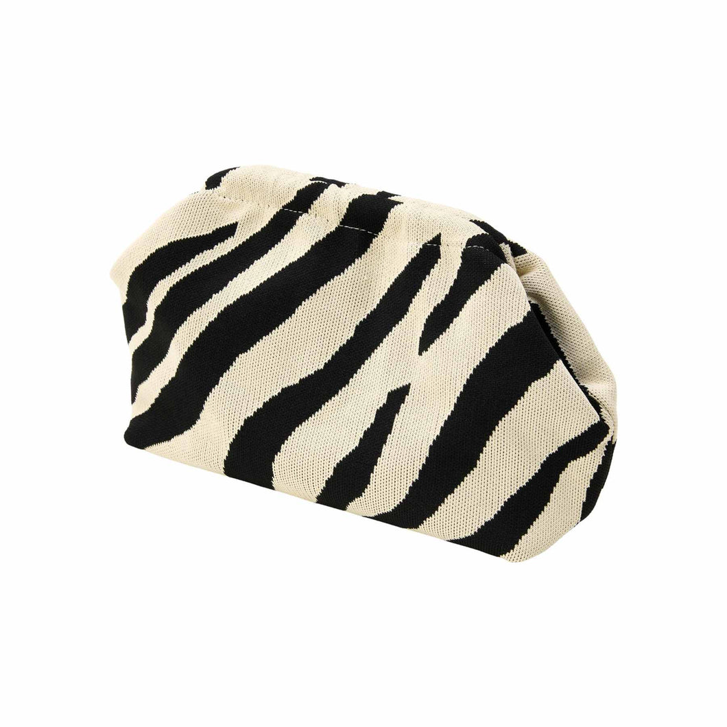 PICO COPENHAGEN Rosalia Clutch Zebra/Ivory