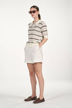 Indlæs billede til gallerivisning O'TAY Malli Polo T-Shirt Creme
