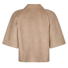 Indlæs billede til gallerivisning NEO NOIR Editta Faux Suede Jacket Sand
