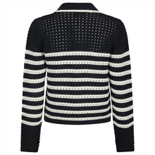 Indlæs billede til gallerivisning NEO NOIR Effie Knit Cardigan Navy
