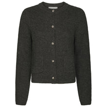 Indlæs billede til gallerivisning NEO NOIR Elbie Knit Cardigan Antracit
