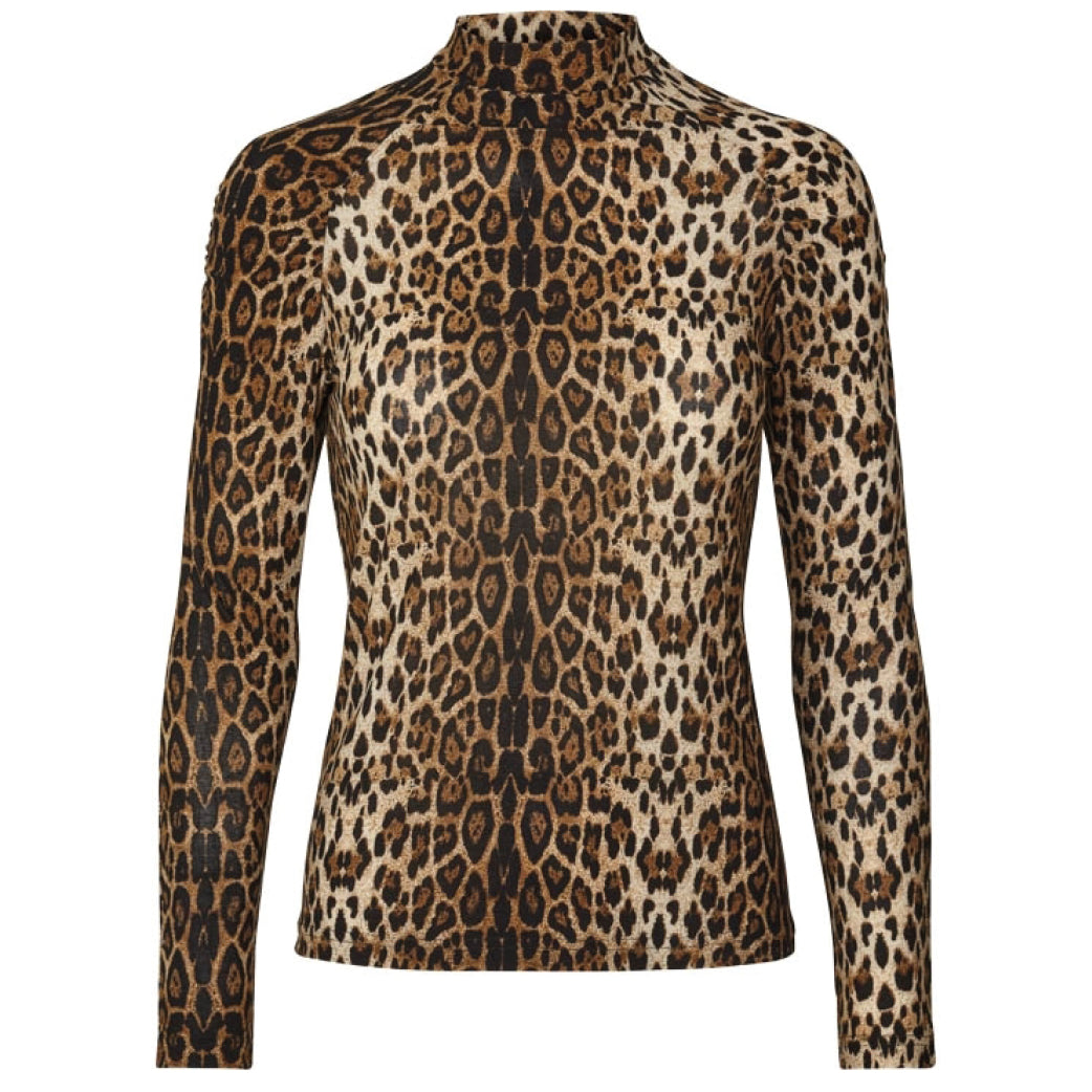 LOLLYS LAUNDRY Ellen Blouse Leopard Print