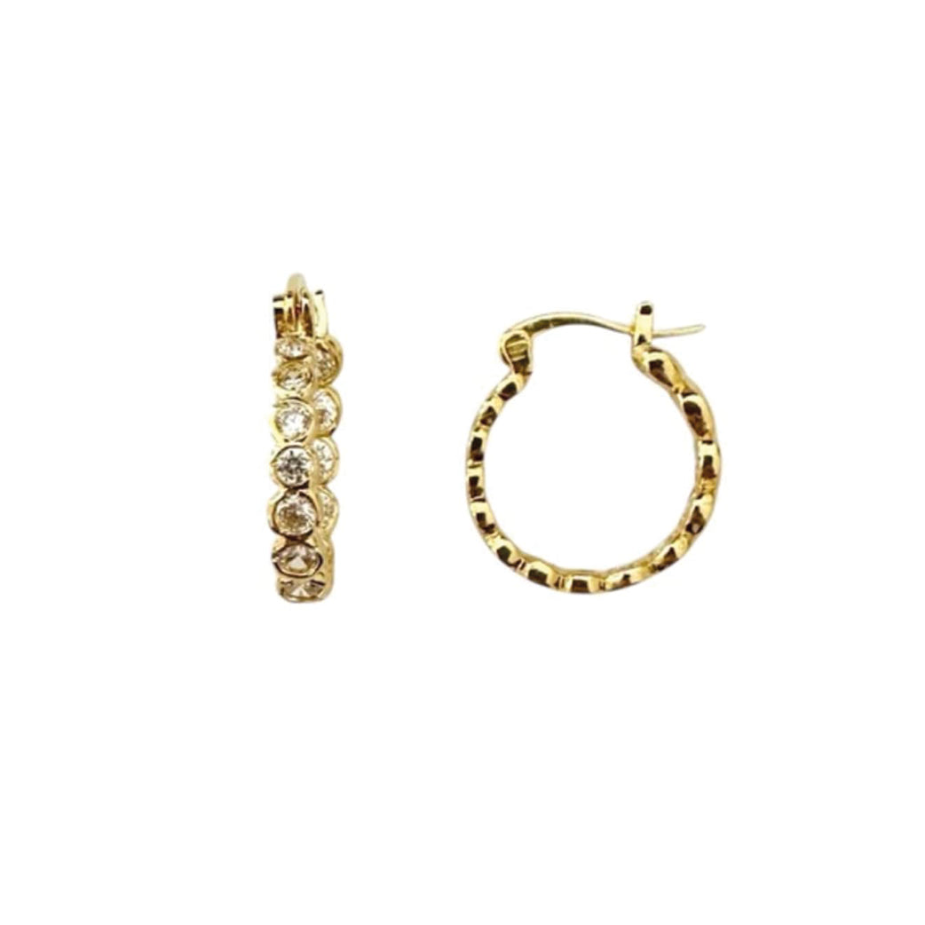 PICO COPENHAGEN Elva Crystal Hoops