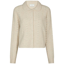 Indlæs billede til gallerivisning NEO NOIR Emelie Knit Cardigan Ivory
