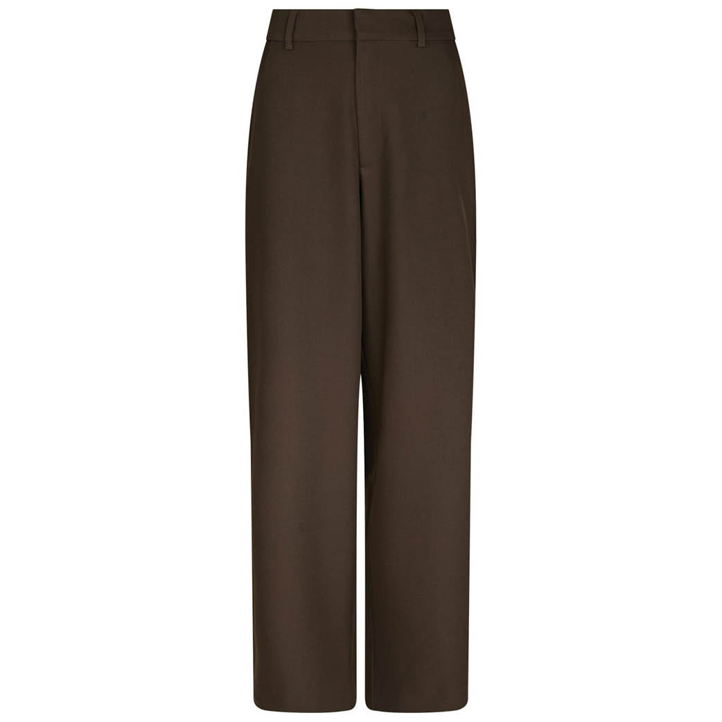 NEO NOIR Emmett Structure Pant Dark Brown