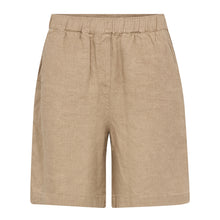 Indlæs billede til gallerivisning MOS MOSH Emmie Linen Bermuda Shorts Petrified Oak
