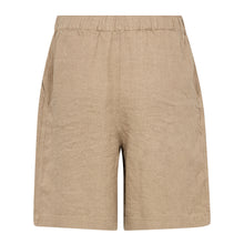 Indlæs billede til gallerivisning MOS MOSH Emmie Linen Bermuda Shorts Petrified Oak
