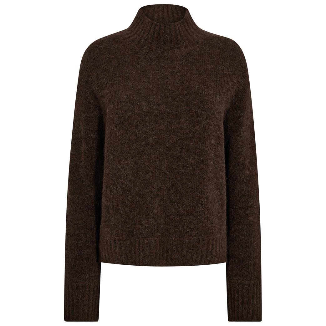 MOS MOSH Erim Thora Highneck Knit Bracken